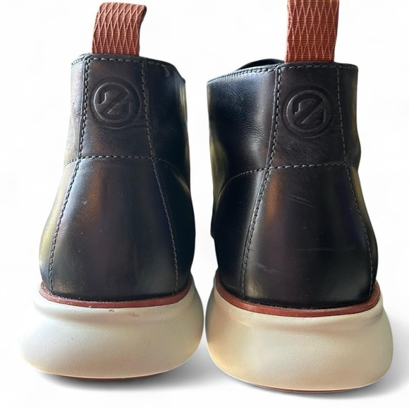 Cole Haan Navy Chukka Boots with White Sole - Picture 7 of 10